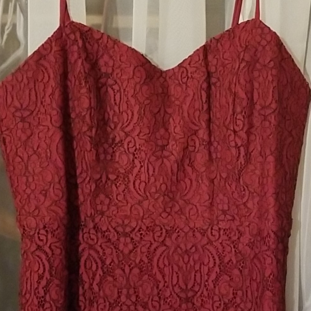 Classy red dress